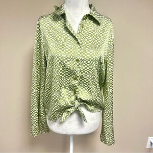 Maison d Amelie Checkered Women's Top Sz M